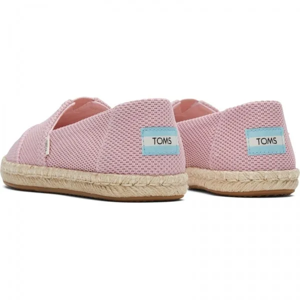 ALPARGATA ROPE Ladies Slip-On Canvas Espadrilles Pink