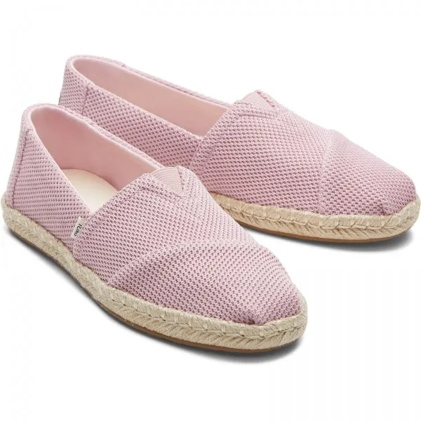 ALPARGATA ROPE Ladies Slip-On Canvas Espadrilles Pink