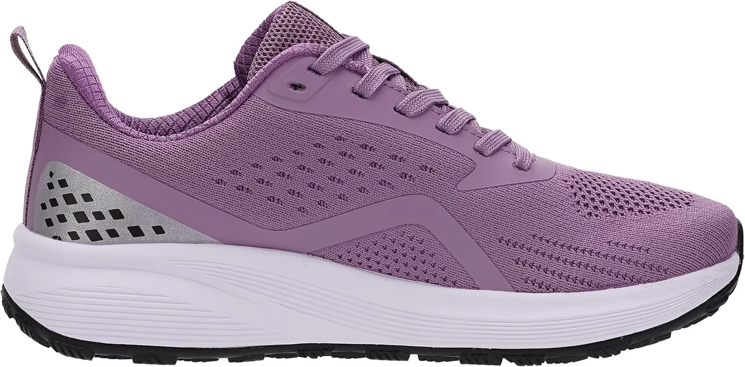 BRONAX Women's Wide Toe Box Road Running Shoes | Wide Athletic Tennis Sneakers with Rubber Outsole
