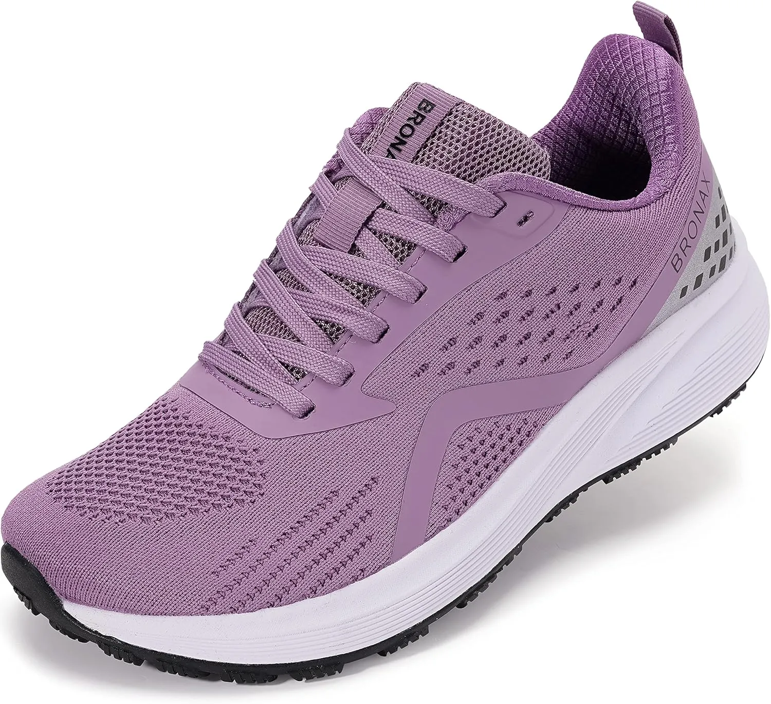 BRONAX Women's Wide Toe Box Road Running Shoes | Wide Athletic Tennis Sneakers with Rubber Outsole