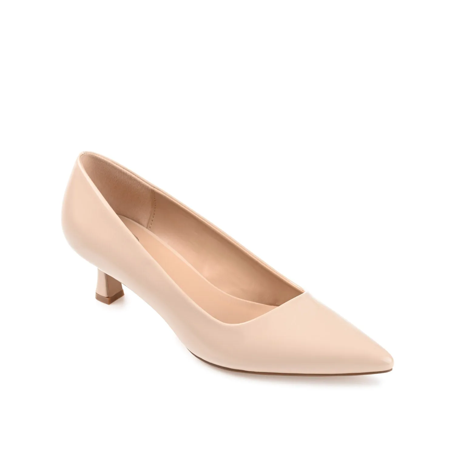 CELICA KITTEN HEELS IN FAUX LEATHER
