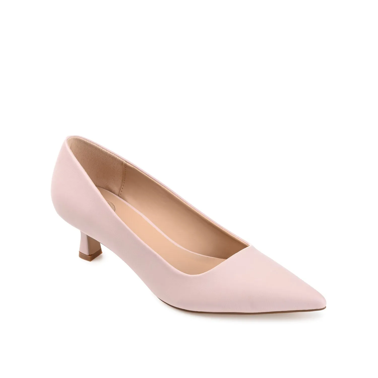 CELICA KITTEN HEELS IN FAUX LEATHER