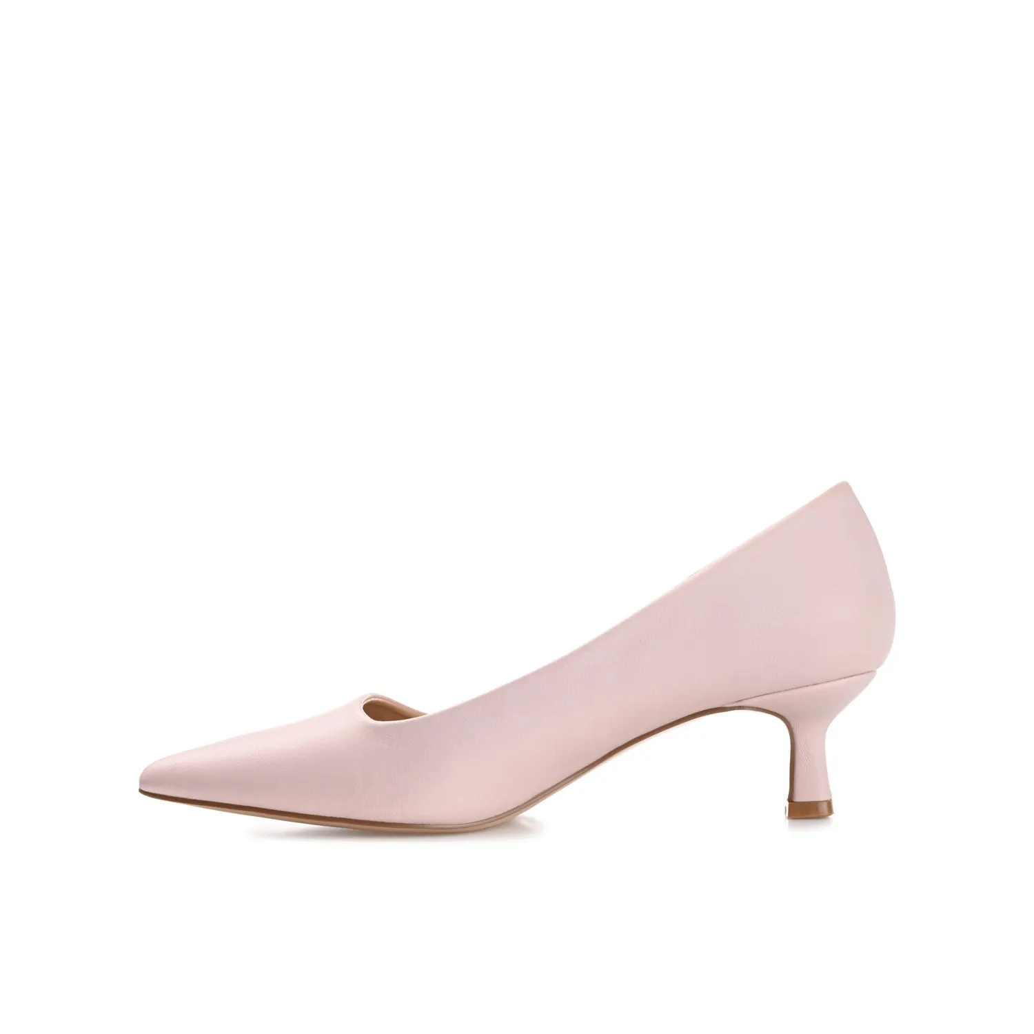 CELICA KITTEN HEELS IN FAUX LEATHER