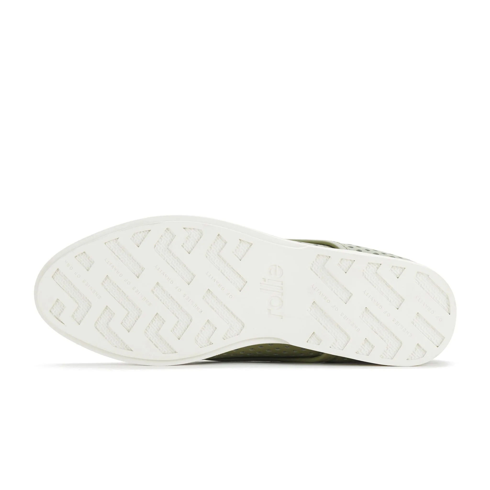 Derby Punch Overlay Olive/Silver
