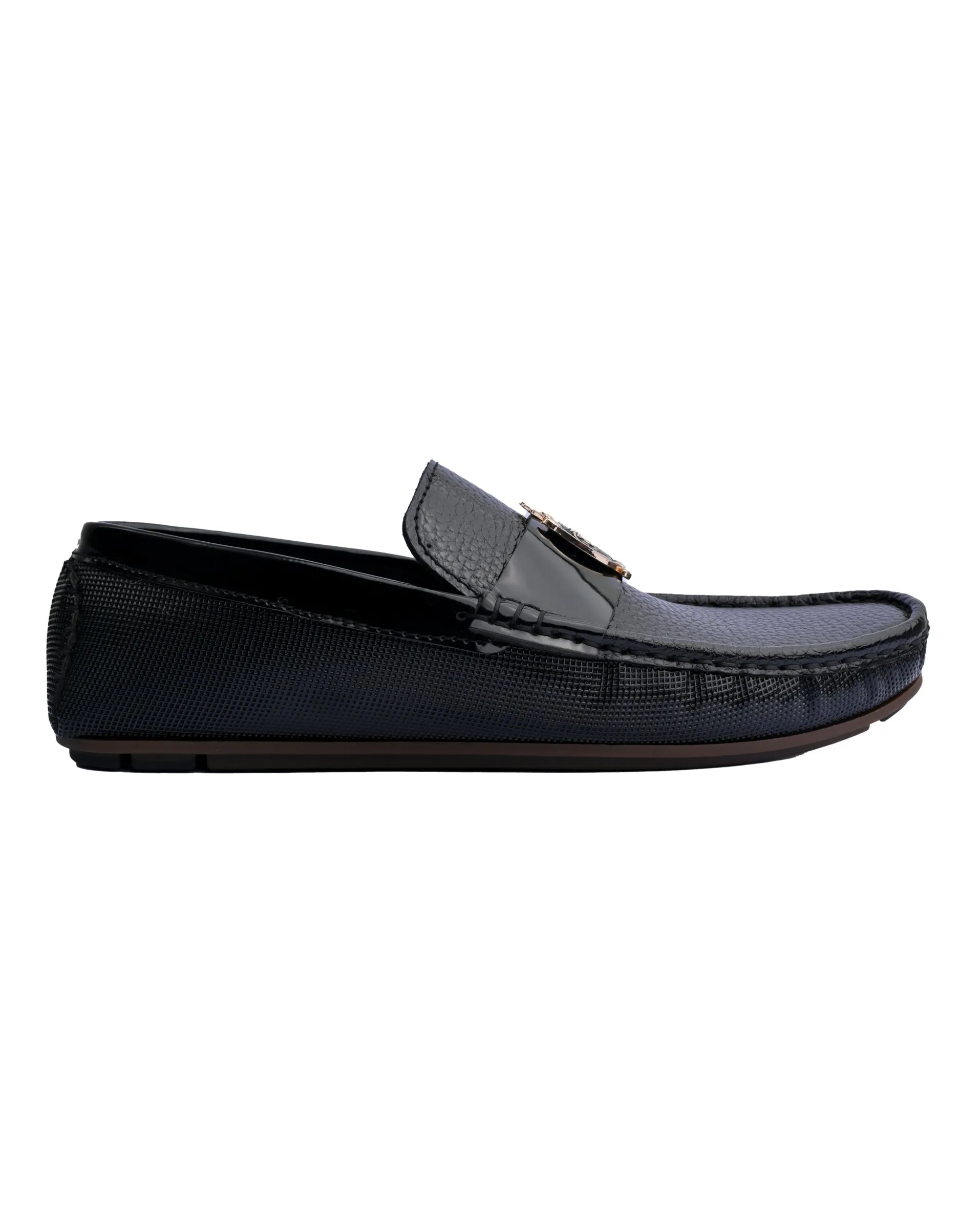 EX4994-Black-Men Driving Moccasins