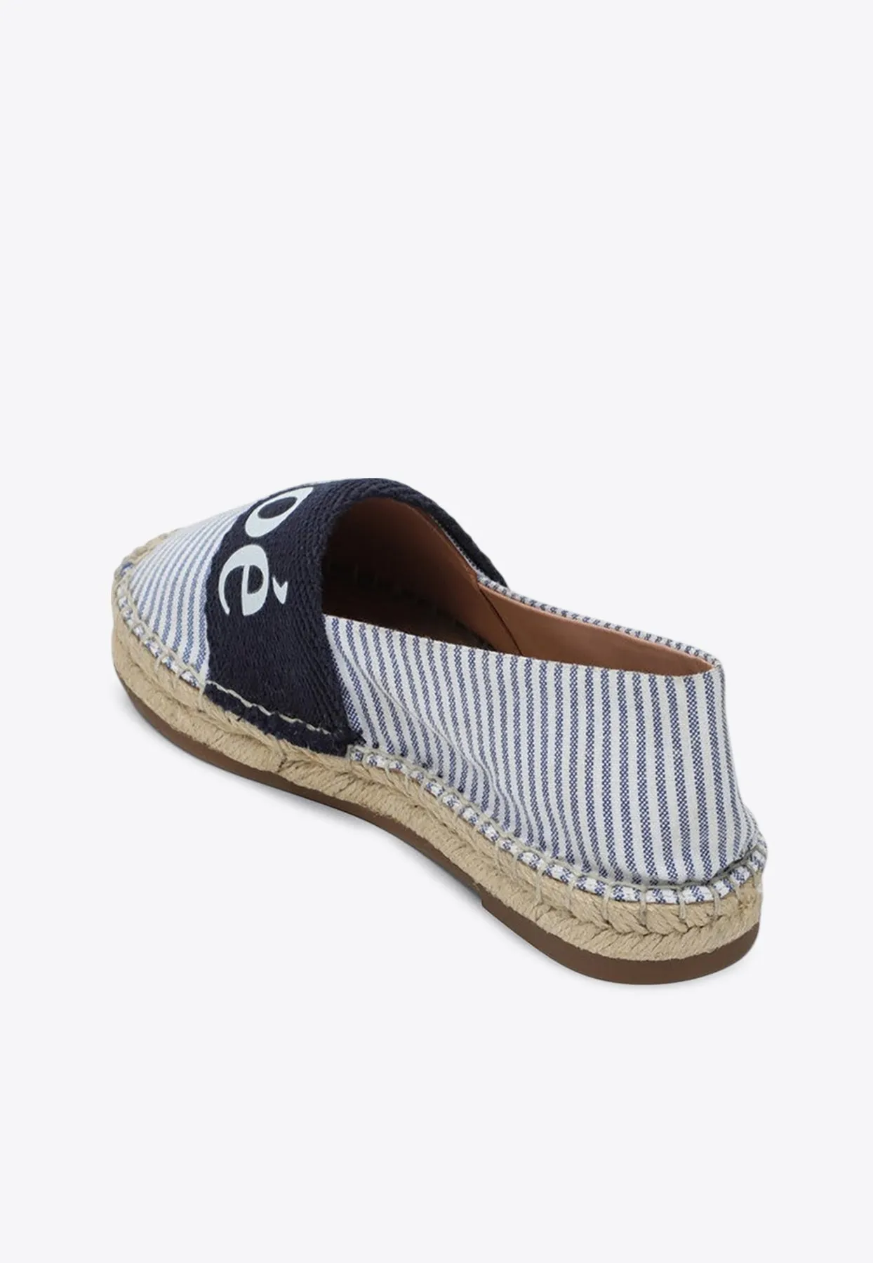 Girls Logo Striped Espadrilles