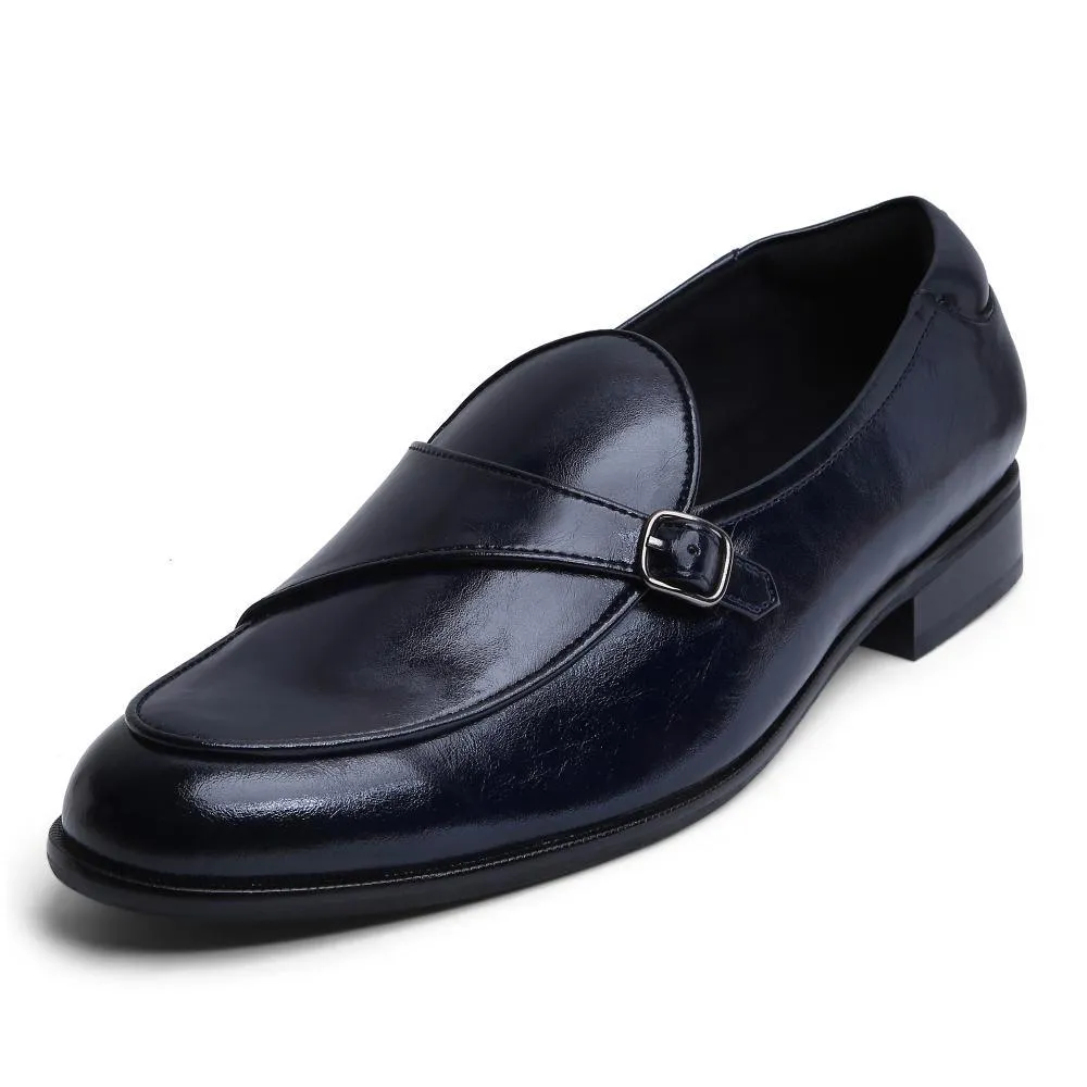 Goliath - Navy Blue Monk Slip-On
