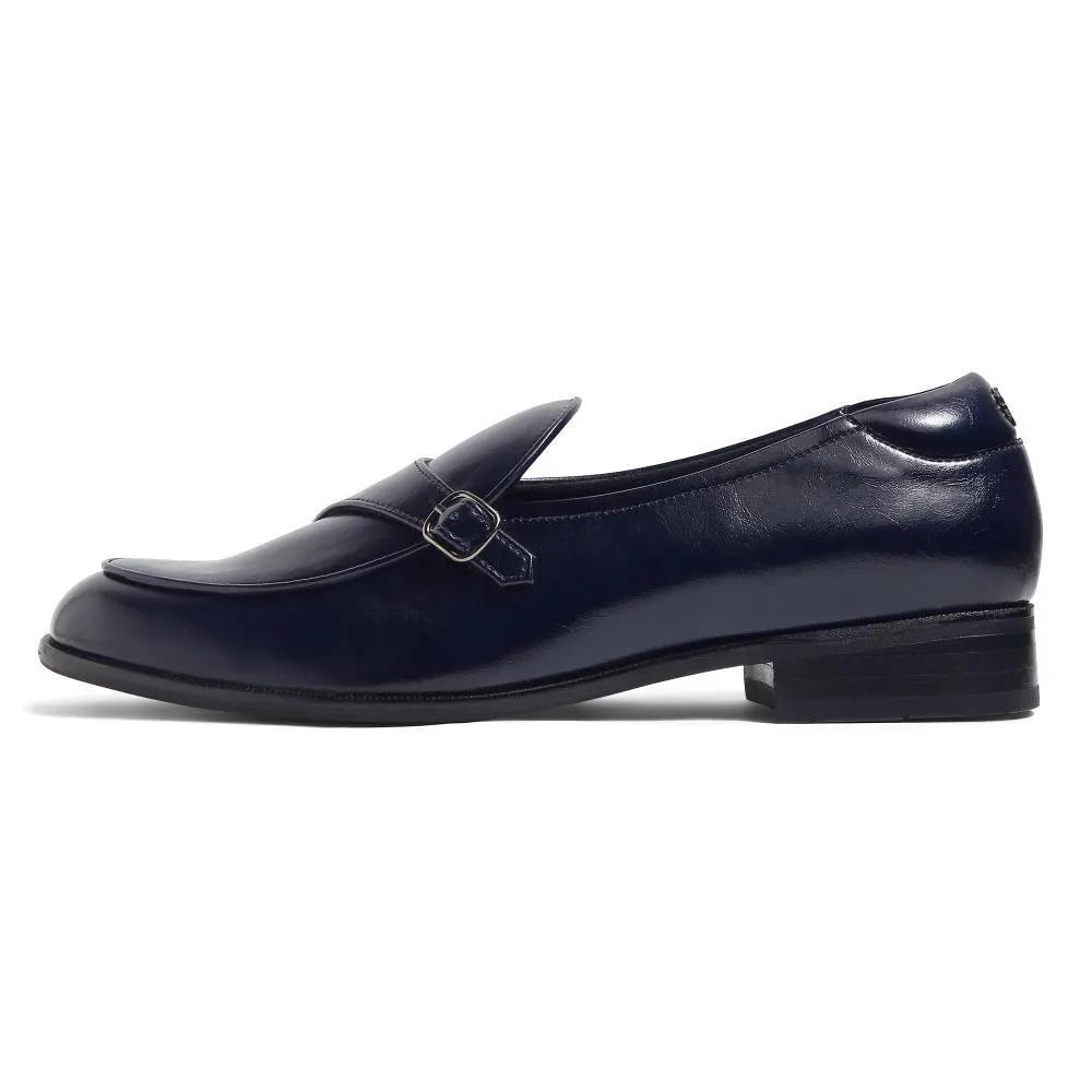 Goliath - Navy Blue Monk Slip-On