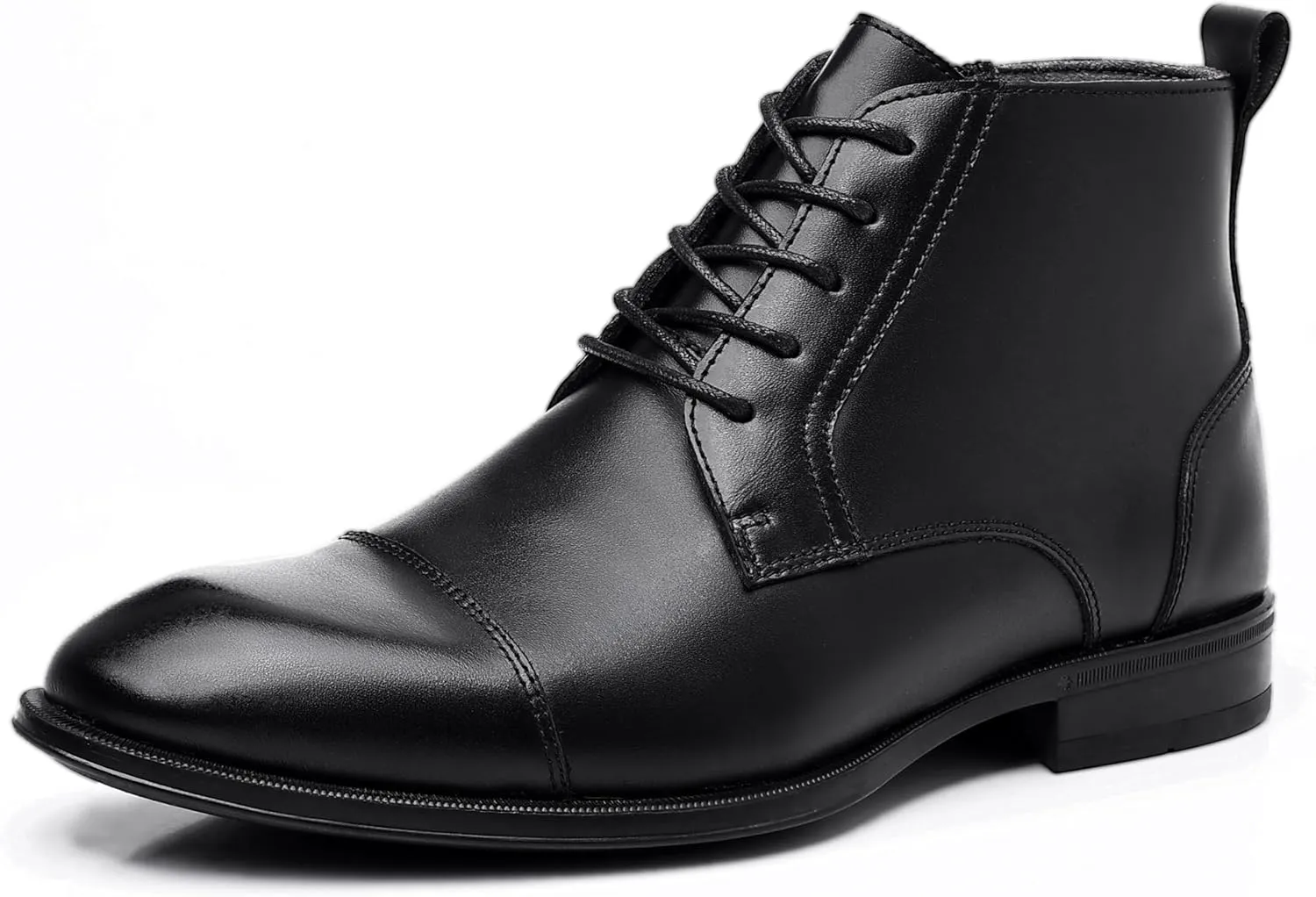 Holy dove Chelsea Boots Men  Genuine Leather,Chelsea Boots for Men with Side Zipper, Casual Slip-On Ankle Boots, Chukka & Oxford Style Dress Boots