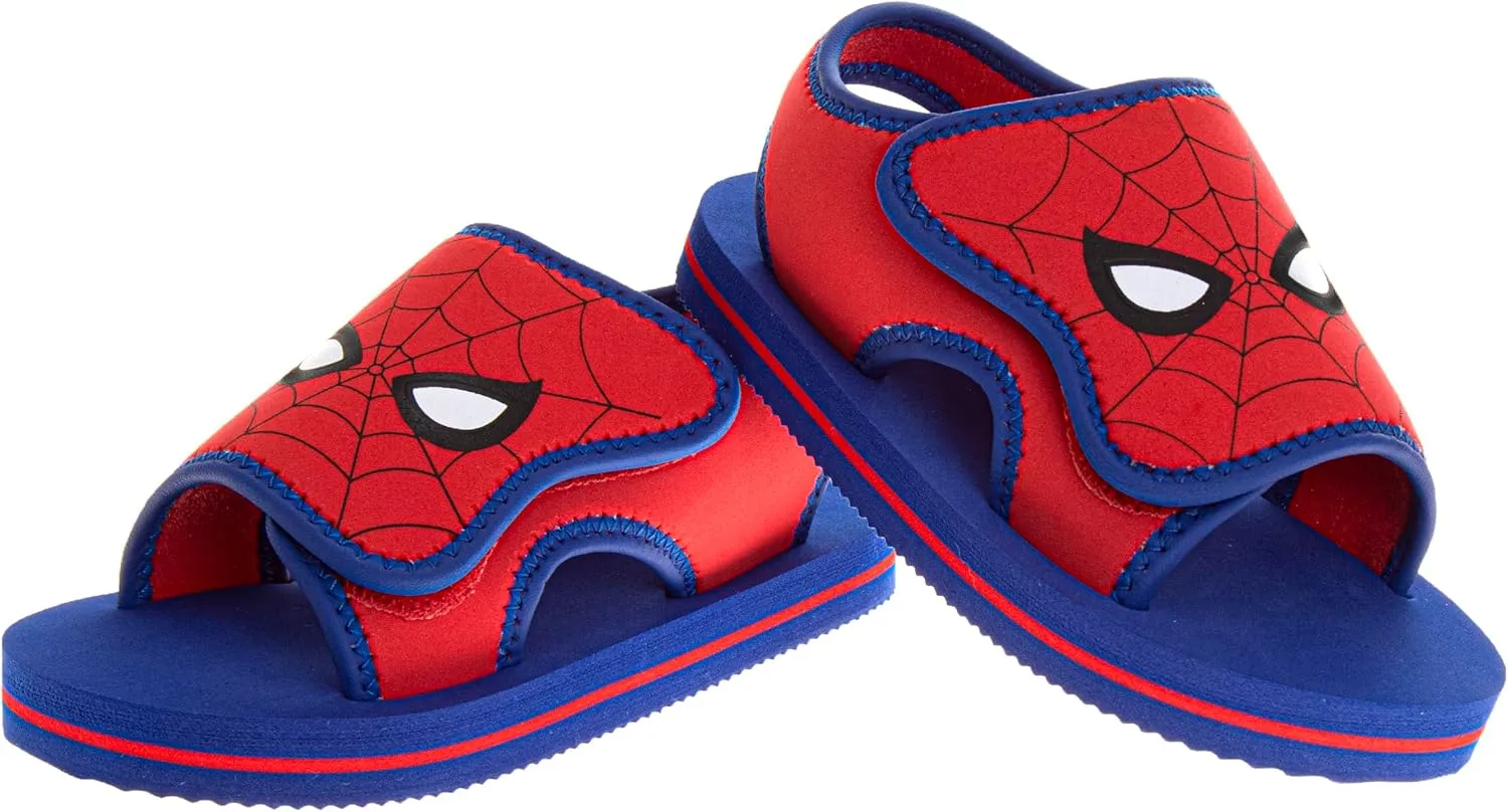 Josmo PawPatrol Cars ToyStory Spiderman Summer Sandals Kids Water Shoes Open Toe Outdoor Slides Chase Marshall Lightning McQueen Woody Buzz Lightyear Beach Sport Slip On(Toddler - Little Kid)