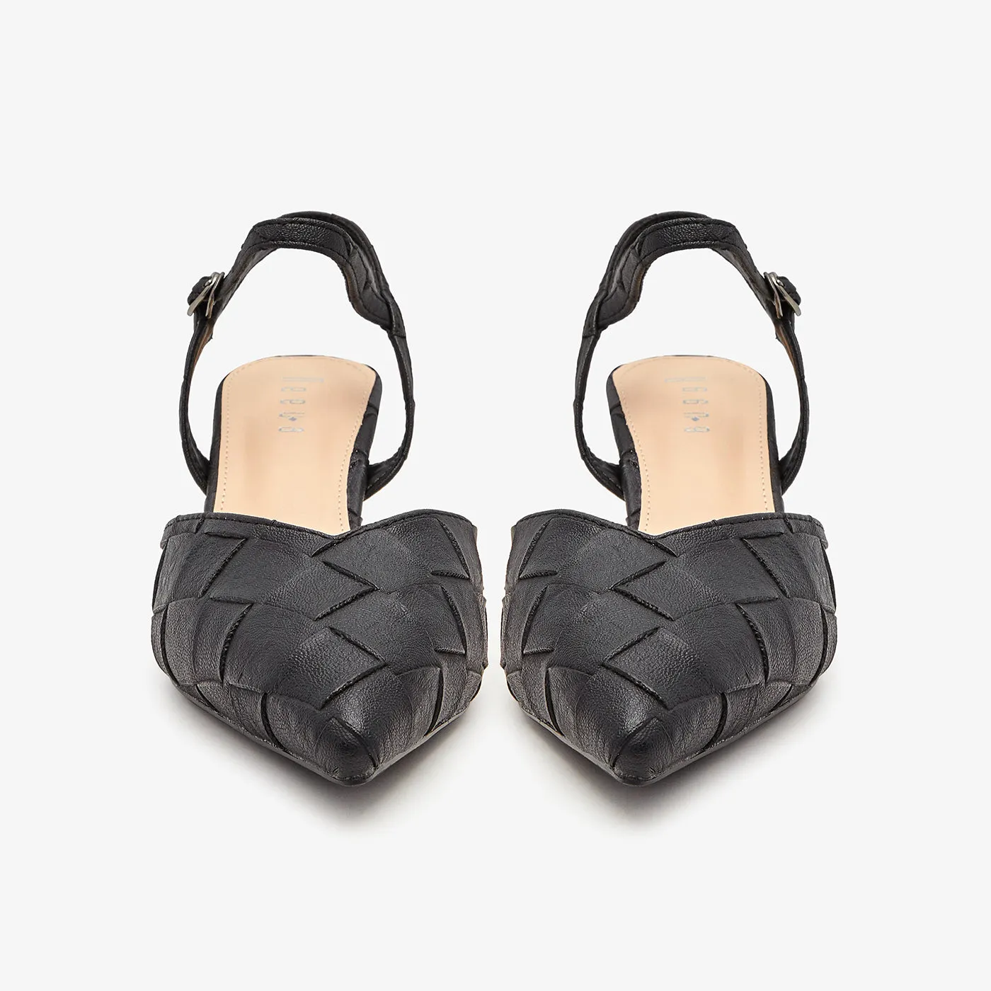 Pointed Kitten Heels