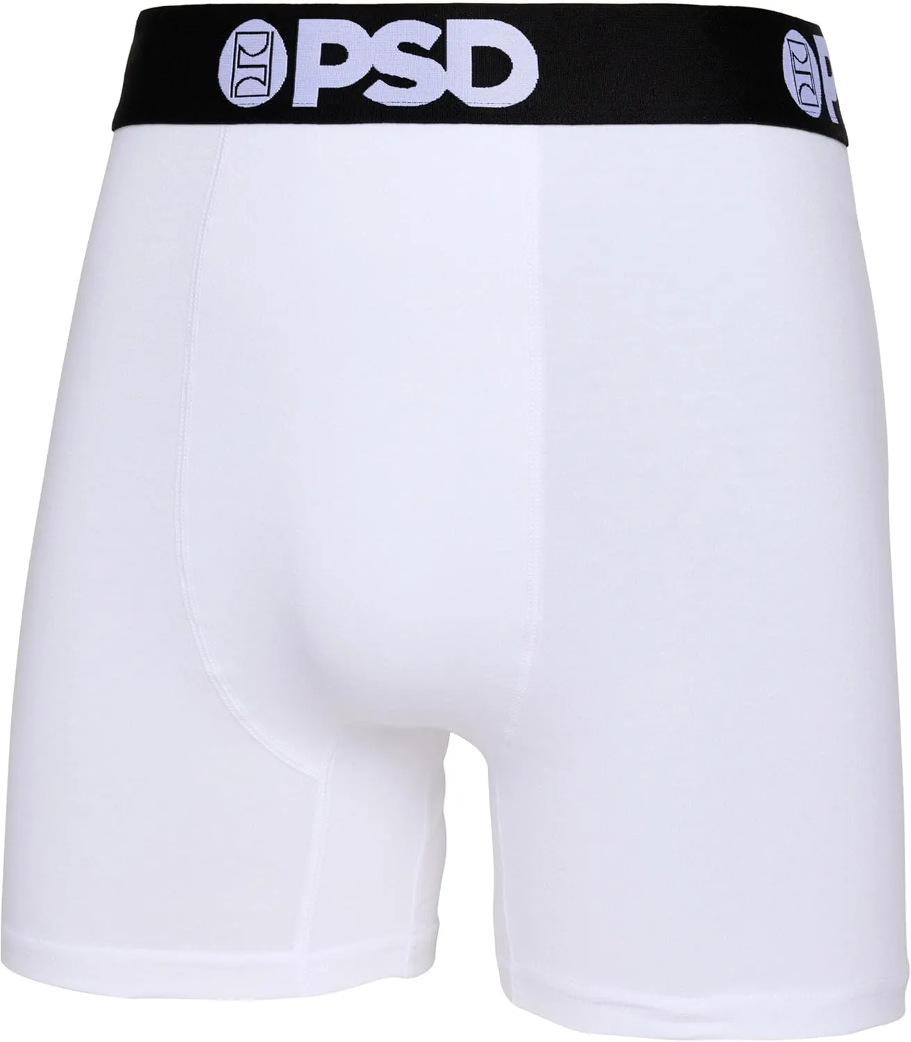 PSD Men's Mid Length Boxer Briefs - 5 Inch Inseam Breathable and Supportive Men's Underwear with Moisture-Wicking Fabric