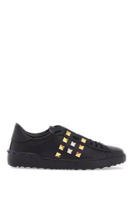 rockstud untitled sneakers 6Y2S0931GDL NERO/ANTIQUE BRASS/ANTIQUE SILVER