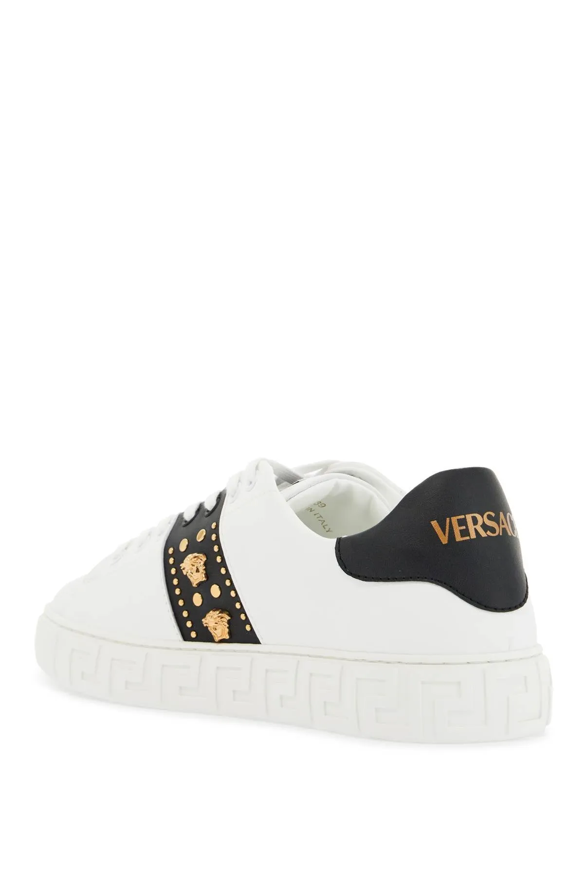 Studded Greek Leather Sneakers
