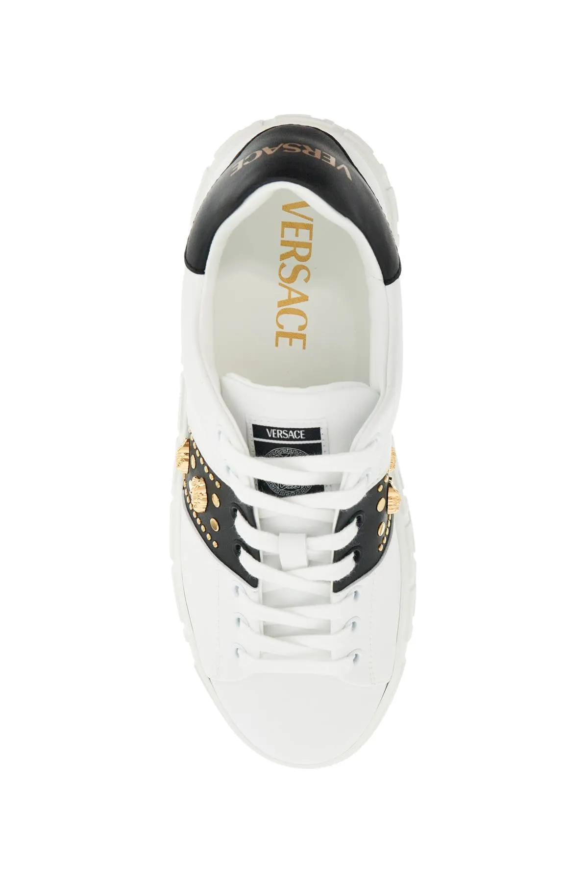 Studded Greek Leather Sneakers