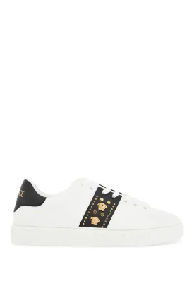 Studded Greek Leather Sneakers