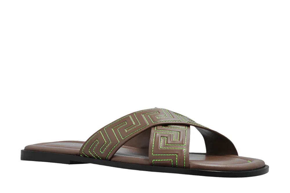 Versace Mens Shoes In Brown