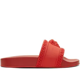 VERSACE Palazzo Medusa Pool Slides, Cardinal Red