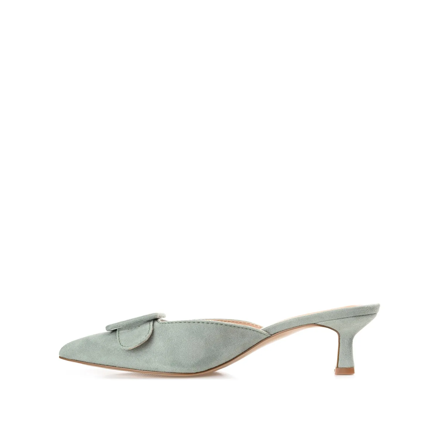 VIANNA KITTEN HEEL MULES IN WIDE