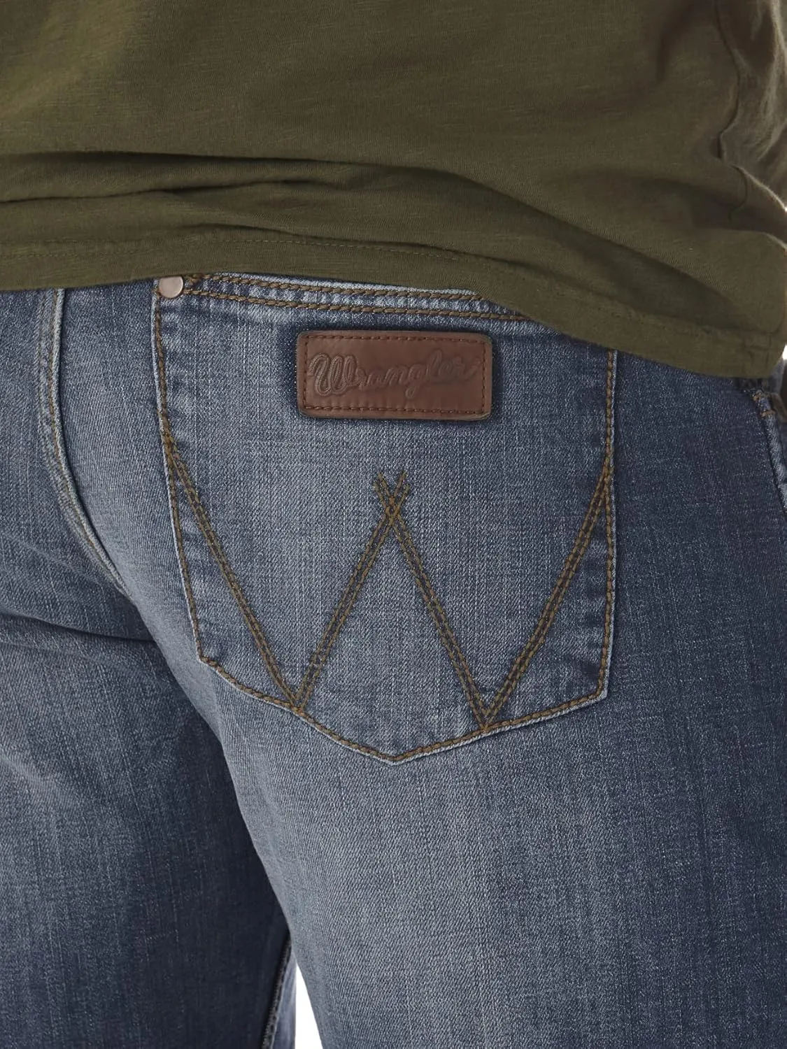 Wrangler Mens Retro Slim Fit Straight Leg Jean